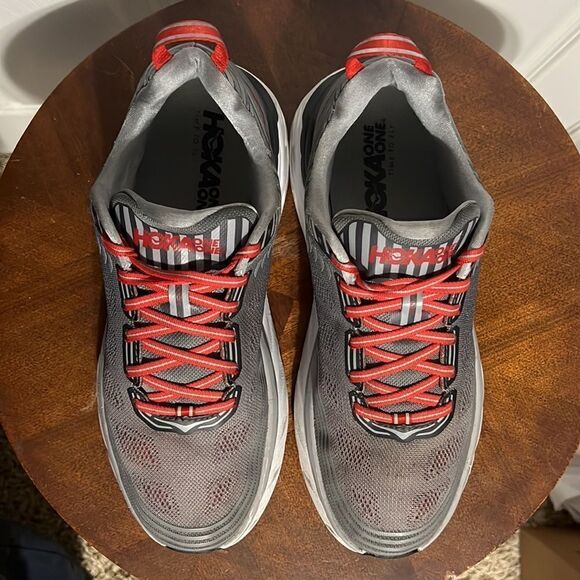 ?? HOKA ONE ONE BONDI 6 Running Shoes - Men Sz 10 - Good‎ Condition ?? main image 8